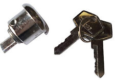 ukscooters LAMBRETTA STEERING LOCK SERIES 1 AND 2 WITH 2 KEYS CHROME NEW 
