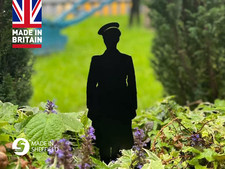 12" Metal Commemorative Statue