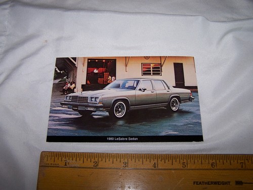 1980 sabre sedan postcard - 1980, le