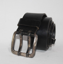 The-Belt Cowboy Mens Leather Belt 37" Wide Black Limited Edition Vintage