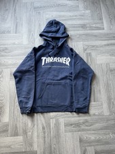 Navy Thrasher Men's Hoodie