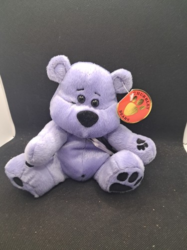 Chubbley bears paws mauve - bears,