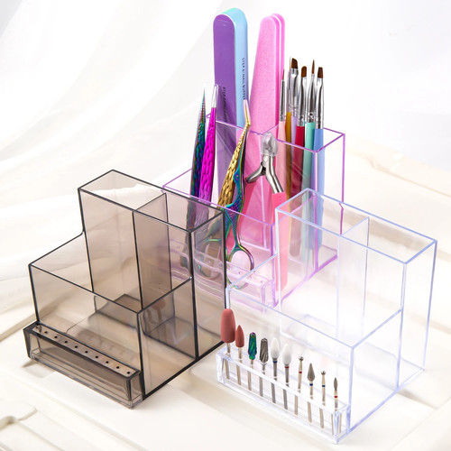 Nail drill bit holder storage - nail,