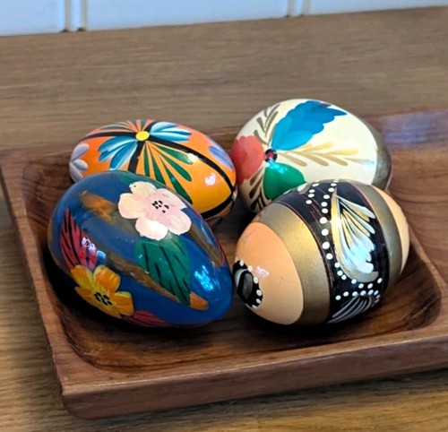 Hand painted floral easter - painted,