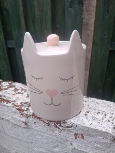 Cat treat jar cute - cat,