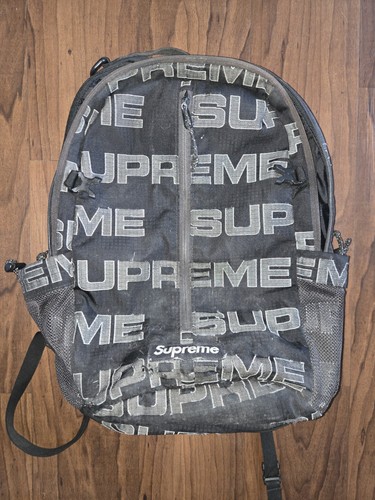 Supreme black fw21 backpack - ,