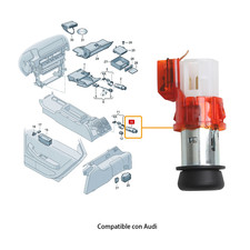 Cigarette Lighter Element Socket Plug Fit For Audi A3 A4 S4 A6 A8 RS6 4B0919305A