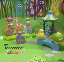 In the night garden Mega Bloks Gazebo Garden PlaySet Haahoo Blocks 3 Figure Rare