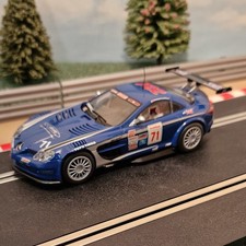 Scalextric 1:32 Car - C3191 Blue Mercedes SLR McLaren 722 GT #71 *LIGHTS*