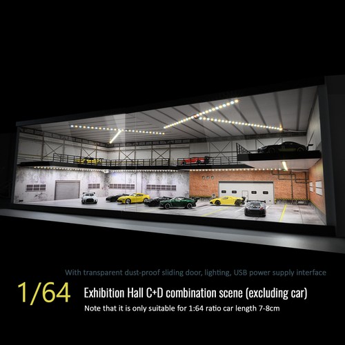 Diorama scale parking lot - scale,