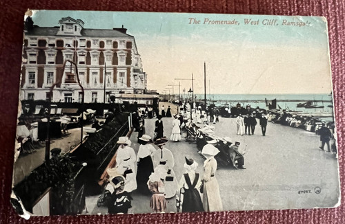 Antique postcard ramsgate kent - antique,