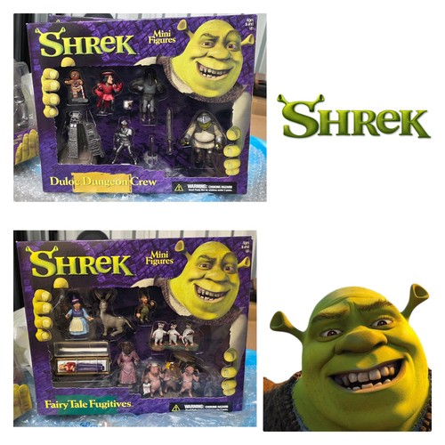 Shrek mini figures - shrek, duloc