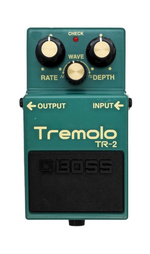 Boss tremolo guitar - boss, tr-2