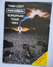 Thin Lizzy European Tour Programme 1983