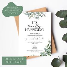 PERSONALISED Wedding Evening