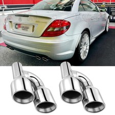 2x Dual Exhaust Pipe Tip 2.5"