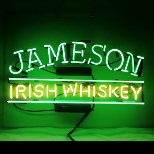 Jameson irish whiskey neon - irish,