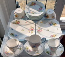 Vtg Shelley Fine Bone China