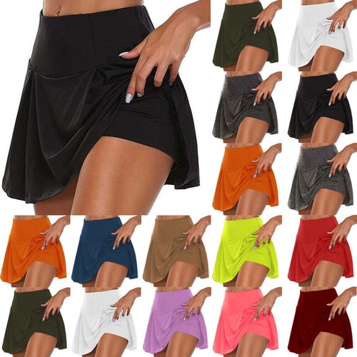 Womens plain sports - womens, skorts