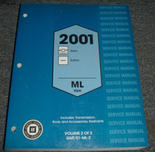2001 GMC Safari TRANSMISSION