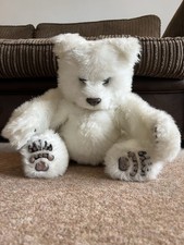 Hasbro FurReal Friends 14” White Bear, Tiger Electronics Interactive toy, 2004