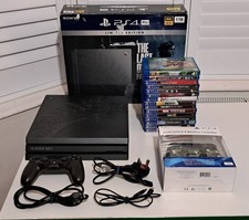 PS4 Pro limited edition Last of us  1TB - Black + 13 game bundle Extras