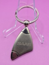 Keyring Key Ring - Vintage SAAB Dealer Dealership Key Fob