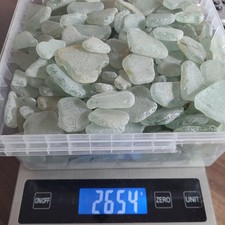 2.6kg Sea glass Rough Wired Reinforced Pieces Vintage North East Safety Wire