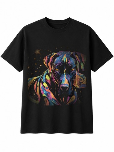 Graphic great dane under - graphic,