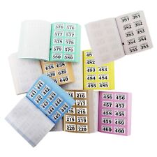 6 Books of 1-500 Cloakroom