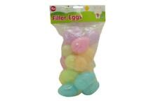 18 x Plastic Filler Easter Eggs Fillable Egg Hunt Decoration Hollow, Sealed