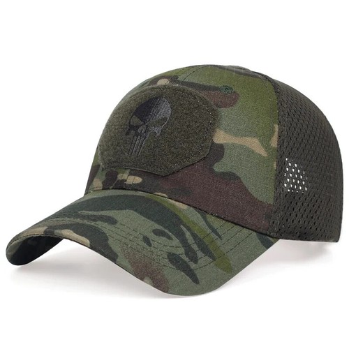 Baseball cap skull - baseball, embroidered