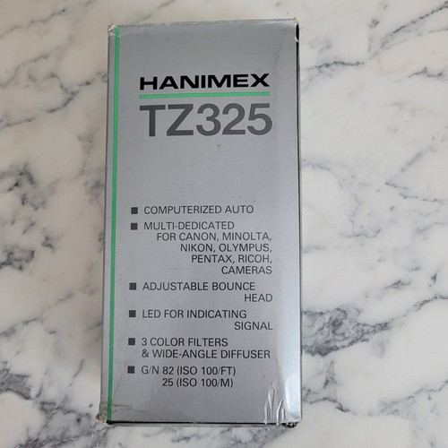 Hanimex tz325 flash - tz325, speed