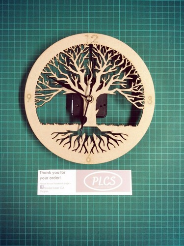 Tree life clock birthday - tree, of
