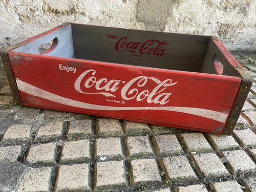 Wooden coca cola crate - wooden,