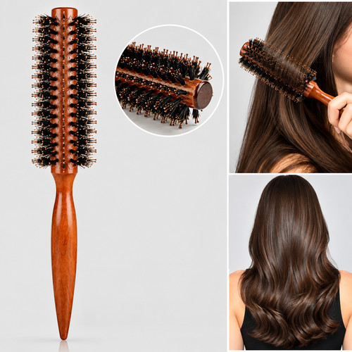 Boar bristle hair brush small - bristle,