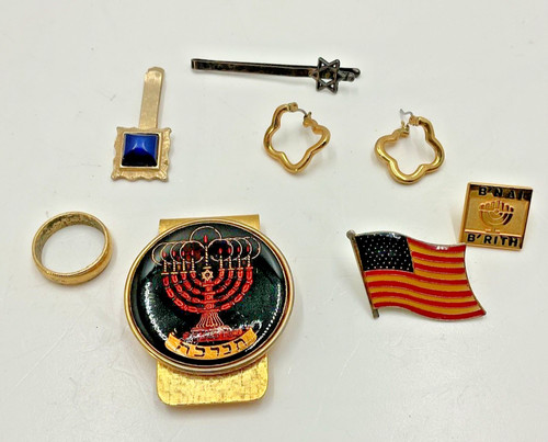 Vintage jewish jewelry lot - jewish,