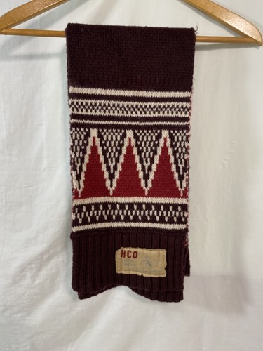 Hollister hco knit scarf red - hco,