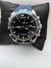 Lorus Mens Quartz Rubber Strap