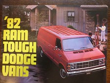 Dodge Ram Tough Vans 1982 Canadian market sales brochure