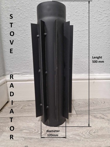 120mm radiator black - 4.7",