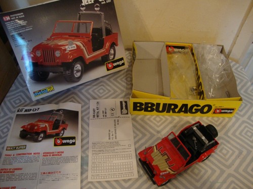 Burago jeep metal die - cj-7,