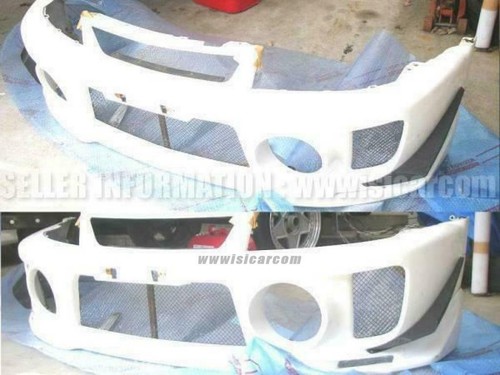 Carbon canards set bumper - carbon,