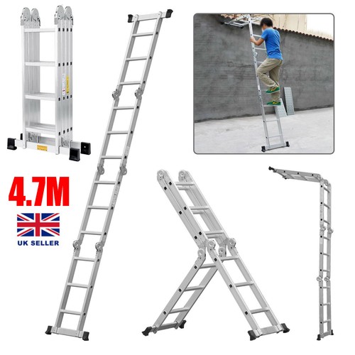 Aluminium folding - 4.7m,