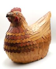 Vintage Hen Egg Basket Egg