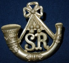 GENUINE 2nd BATTALION CAMERONIANS (SCOTTISH RIFLES) REGIMENT MILITARY CAP BADGE