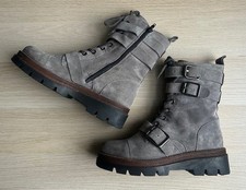 Celtic grey suede combat - co,