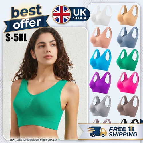Ladies seamless comfort bra - ladies,