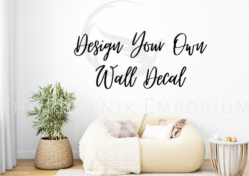 Personalised custom vinyl - custom, wall