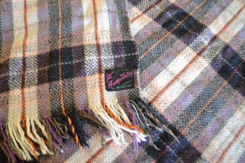 Vintage 100 wool tartan - vintage,